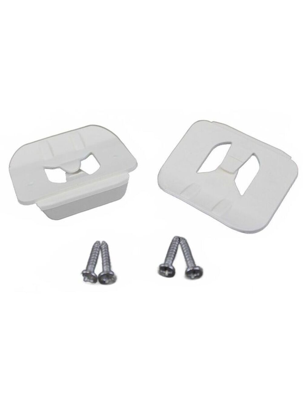 White Door Silencer Anti-Slam Shock Absorber White 2-Pack